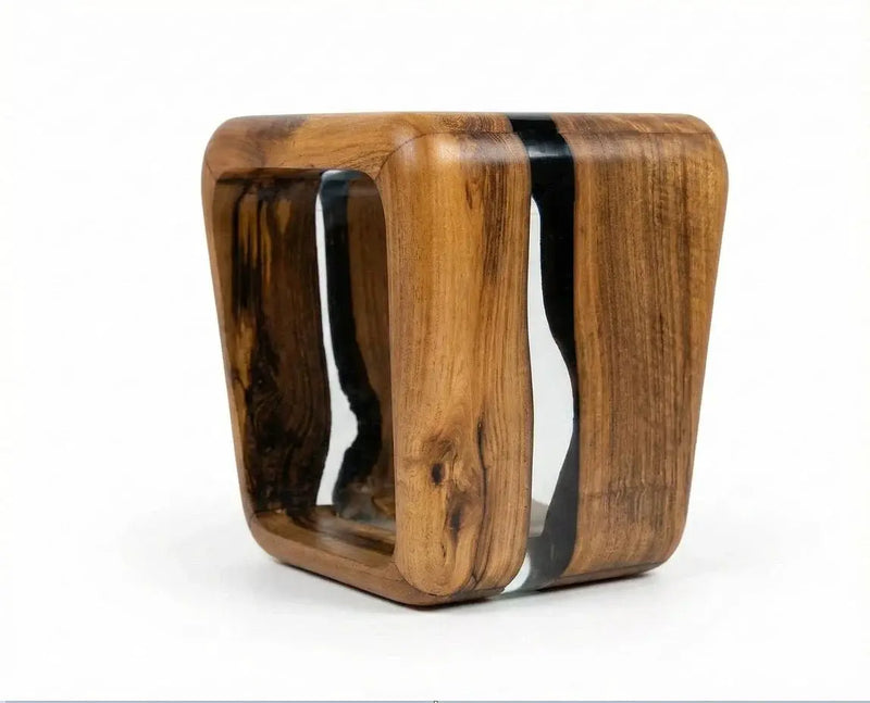 Resin Side Magazine Table Stool - Stylish Modern Wooden Furniture by Gizz