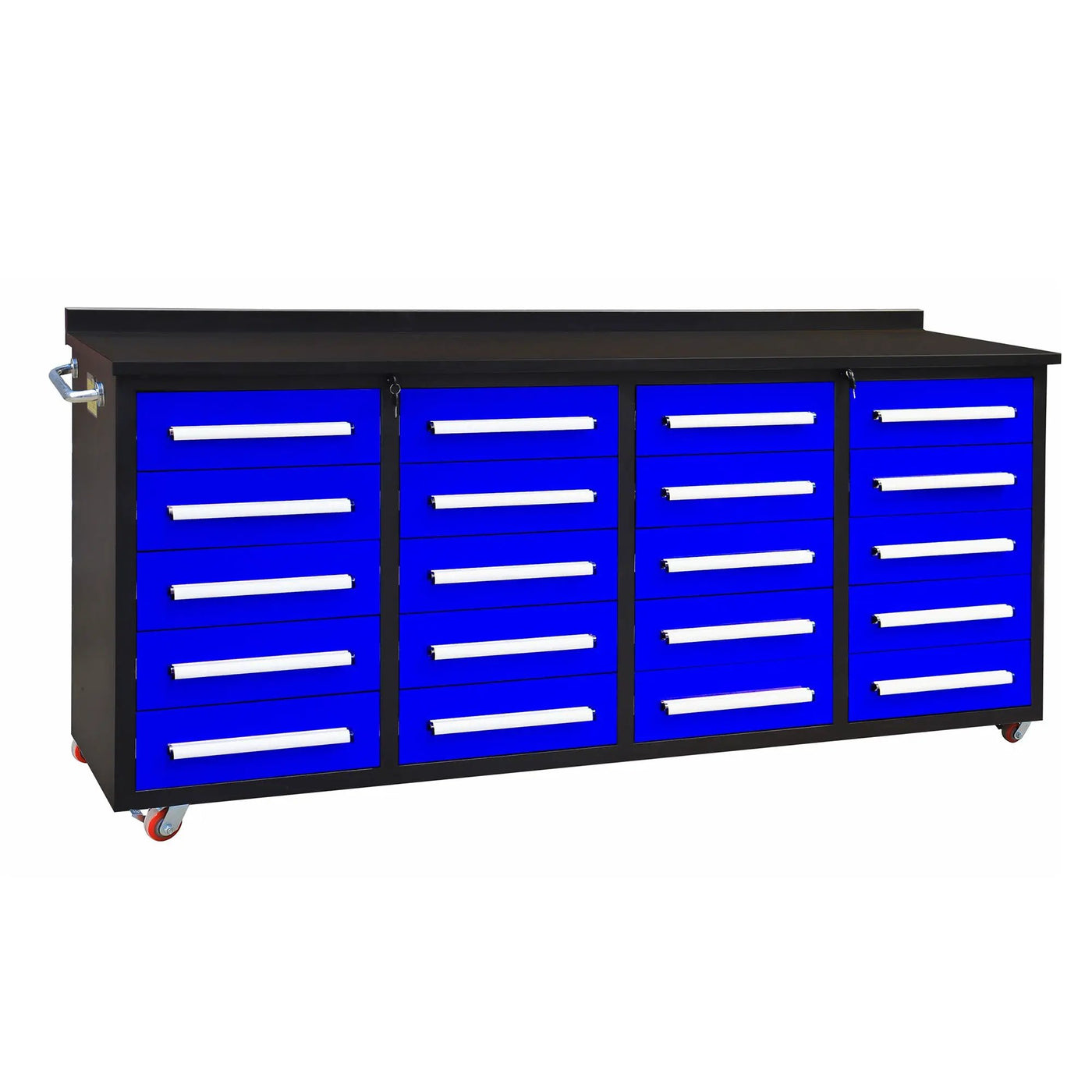 7ft Heavy Duty Garage Workbench Cabinet with 20 Drawers by Chery Industrial