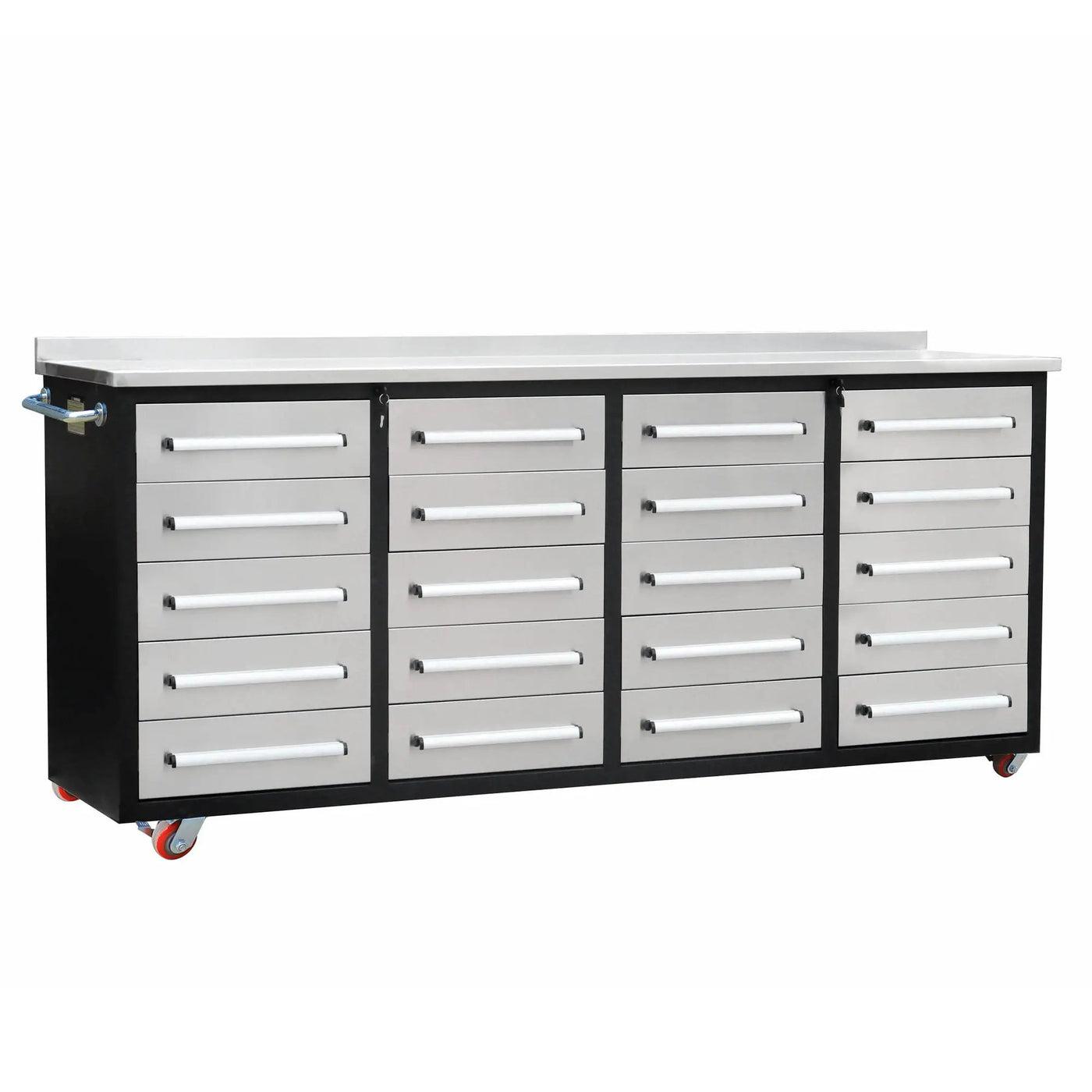 7ft Heavy Duty Garage Workbench Cabinet with 20 Drawers by Chery Industrial