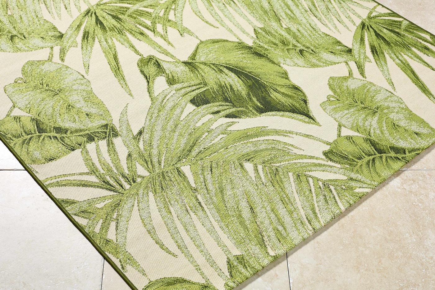 Amirah Green Outdoor Area Rug by Boutique Rugs