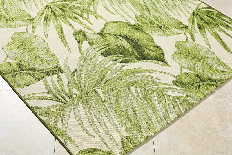 Amirah Green Outdoor Area Rug by Boutique Rugs