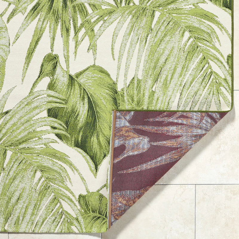 Amirah Green Outdoor Area Rug by Boutique Rugs