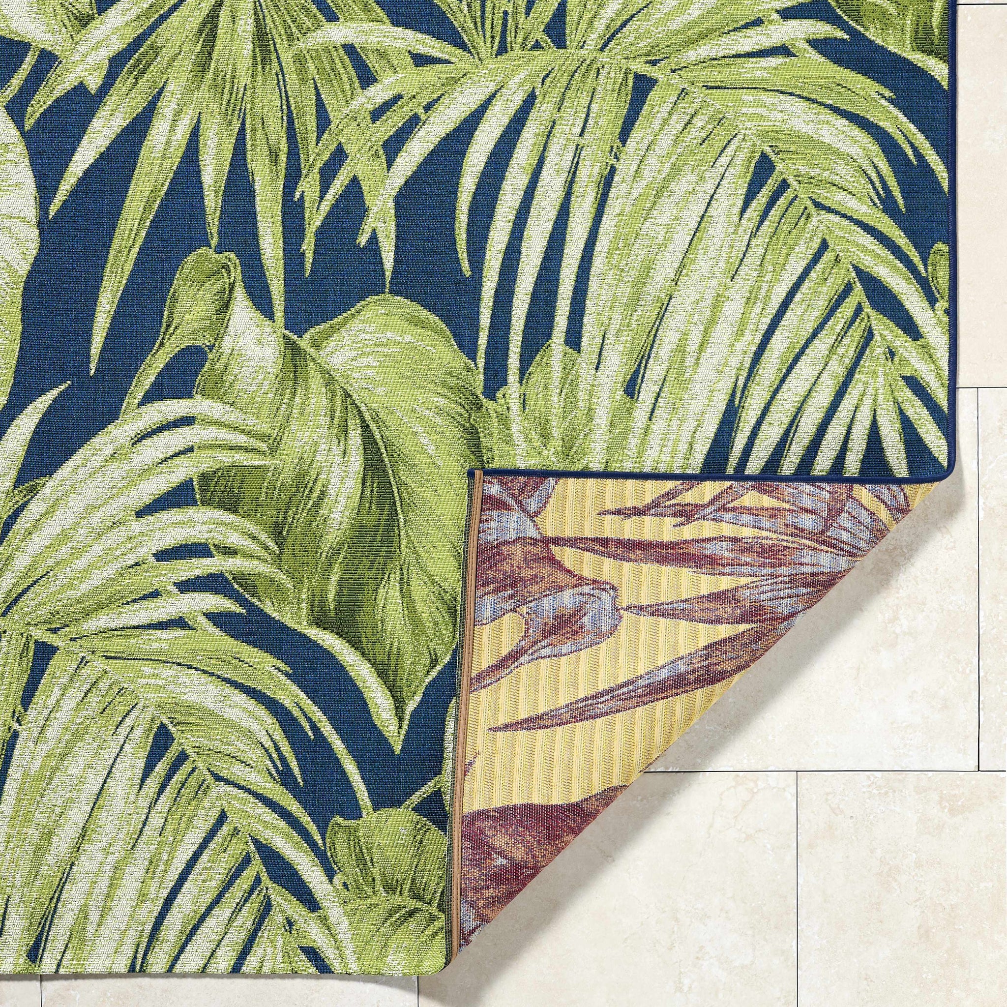 Amirah Teal Outdoor Area Rug by Boutique Rugs
