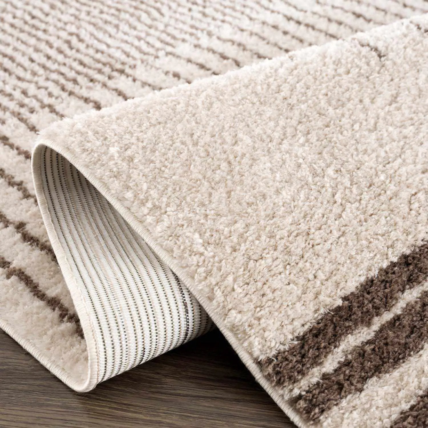 Apichu Brown Washable Area Rug by Boutique Rugs