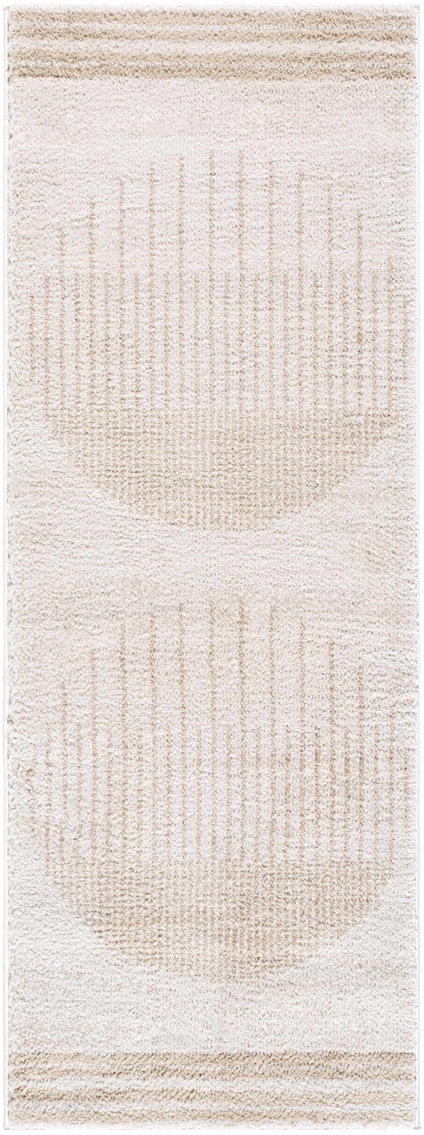 Apichu Beige Washable Area Rug by Boutique Rugs