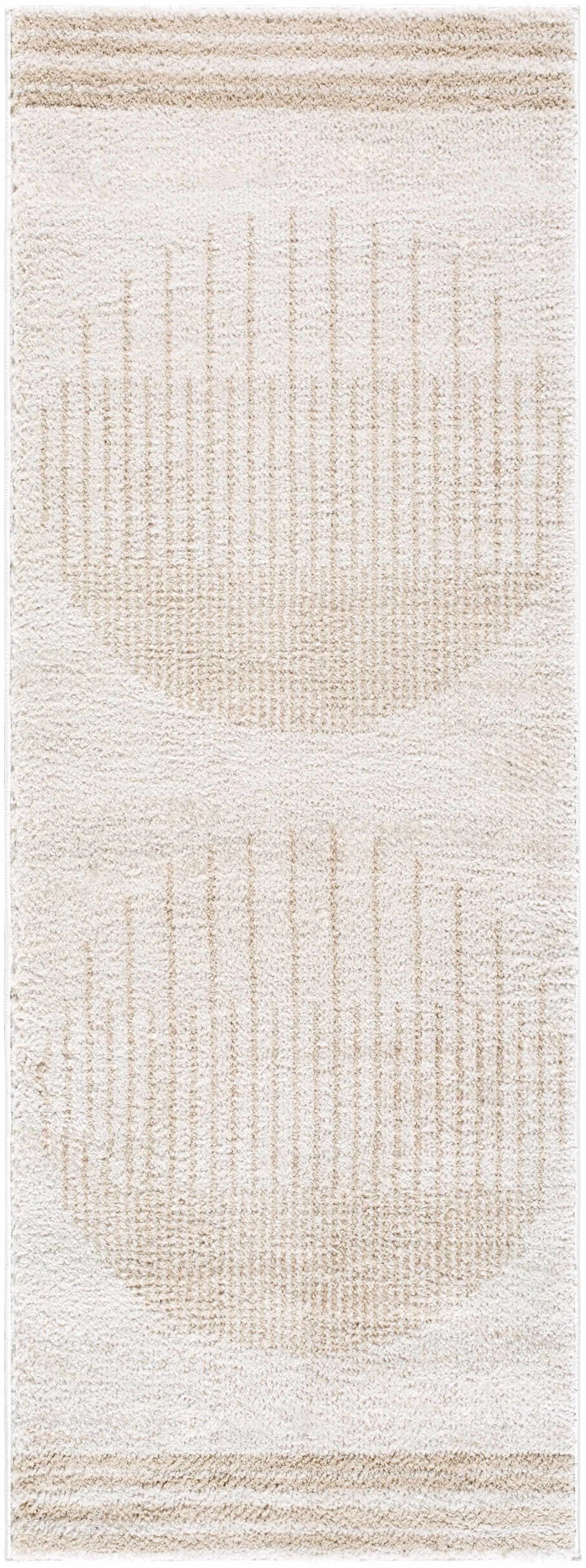 Apichu Beige Washable Area Rug by Boutique Rugs