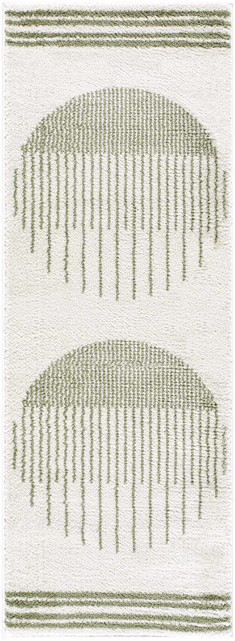 Apichu Green Washable Area Rug by Boutique Rugs