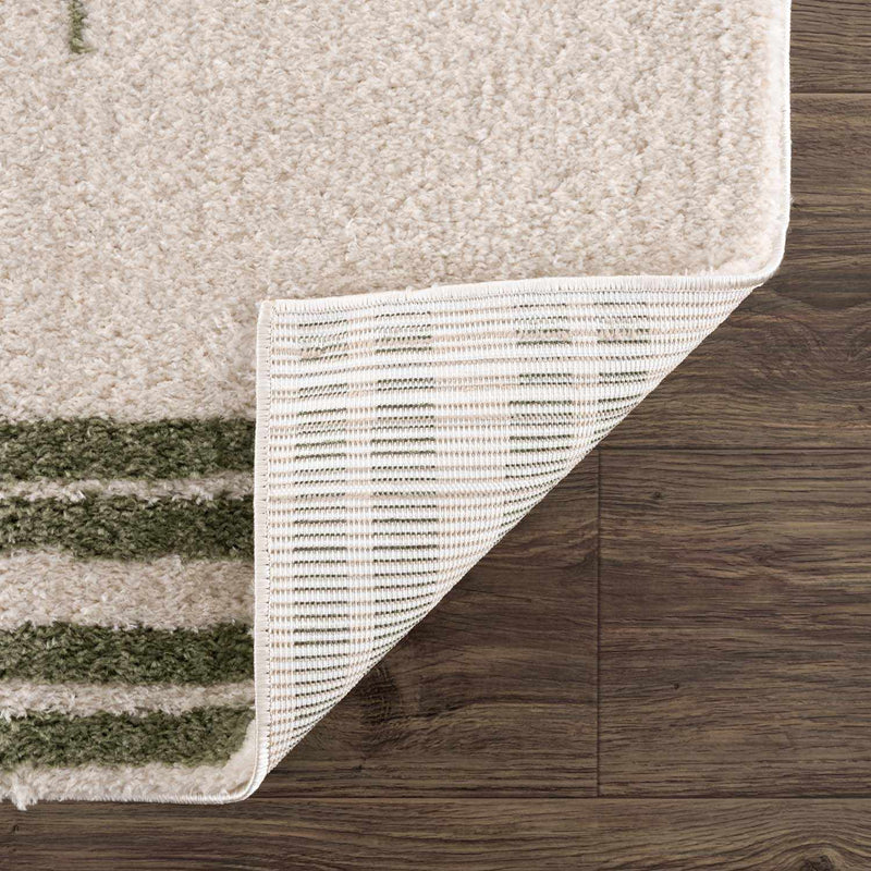 Apichu Green Washable Area Rug by Boutique Rugs
