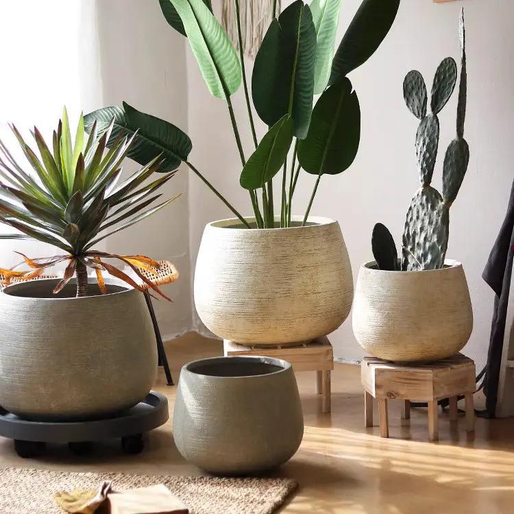 Rustic Globe Cement Planter by RusticReach