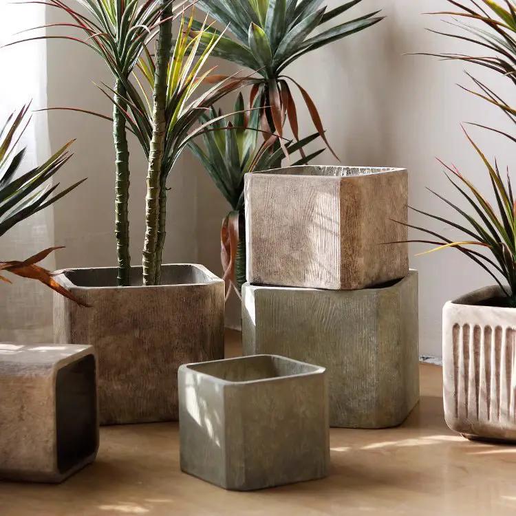 StoneGrain Square Planter by RusticReach