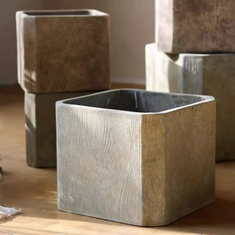 StoneGrain Square Planter by RusticReach