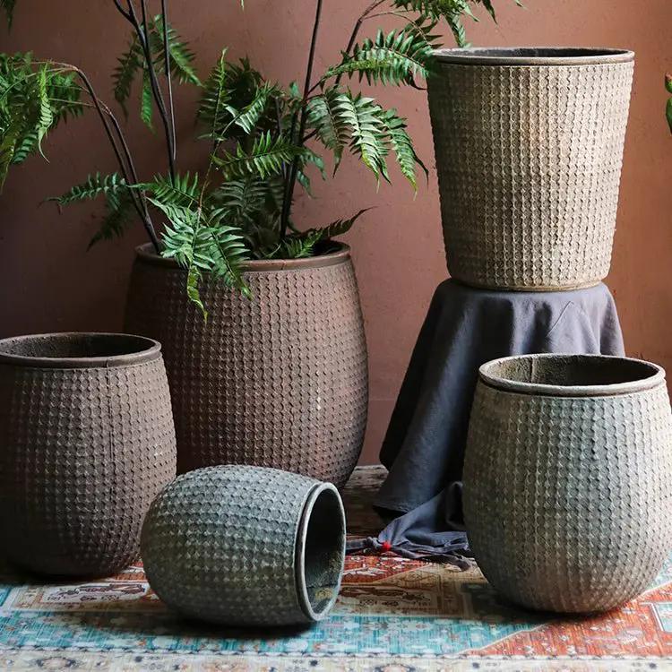StoneNest Textured Planter by RusticReach