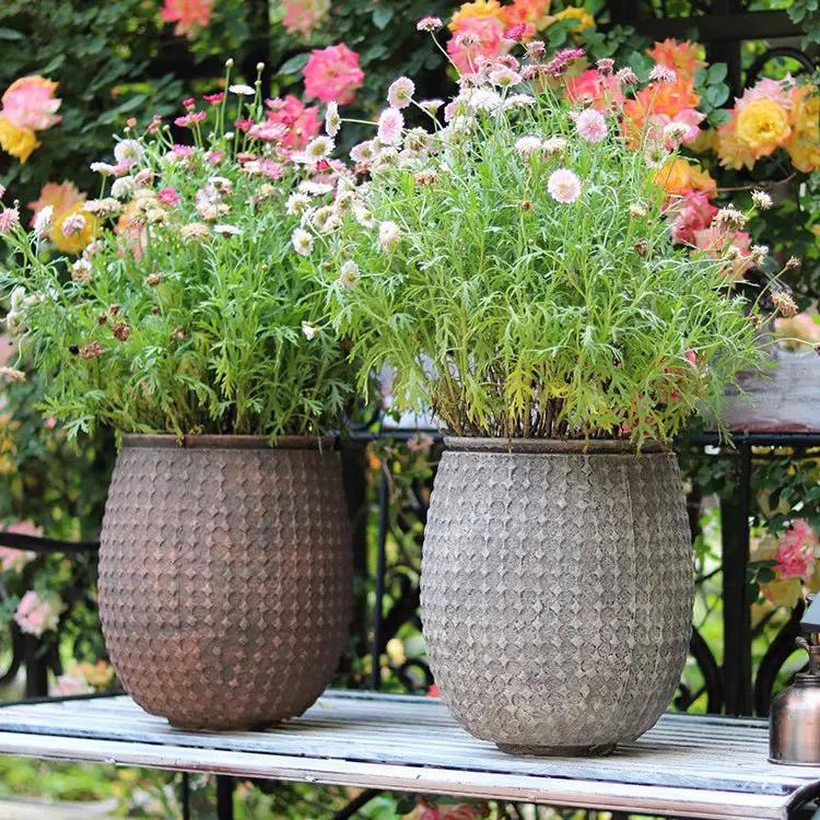 StoneNest Textured Planter by RusticReach
