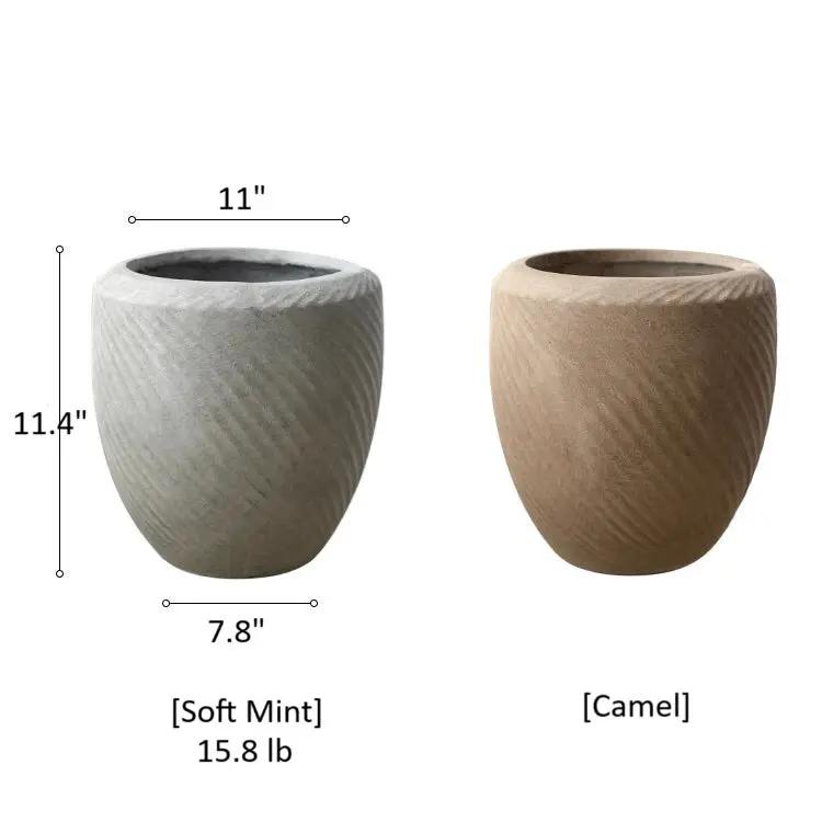 Comtemporary Swirl Planter by RusticReach