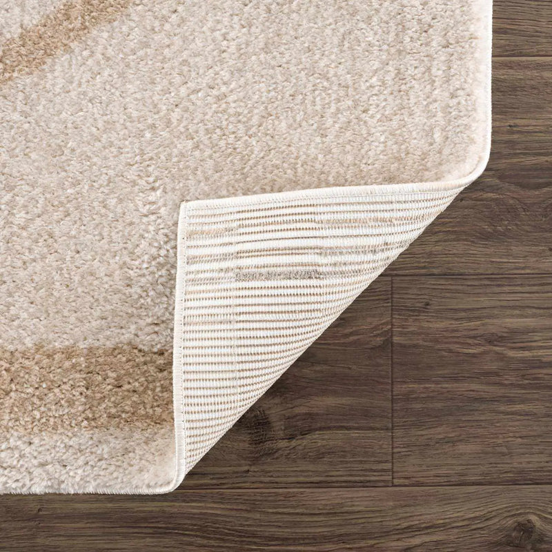 Yasuo Beige Washable Area Rug by Boutique Rugs