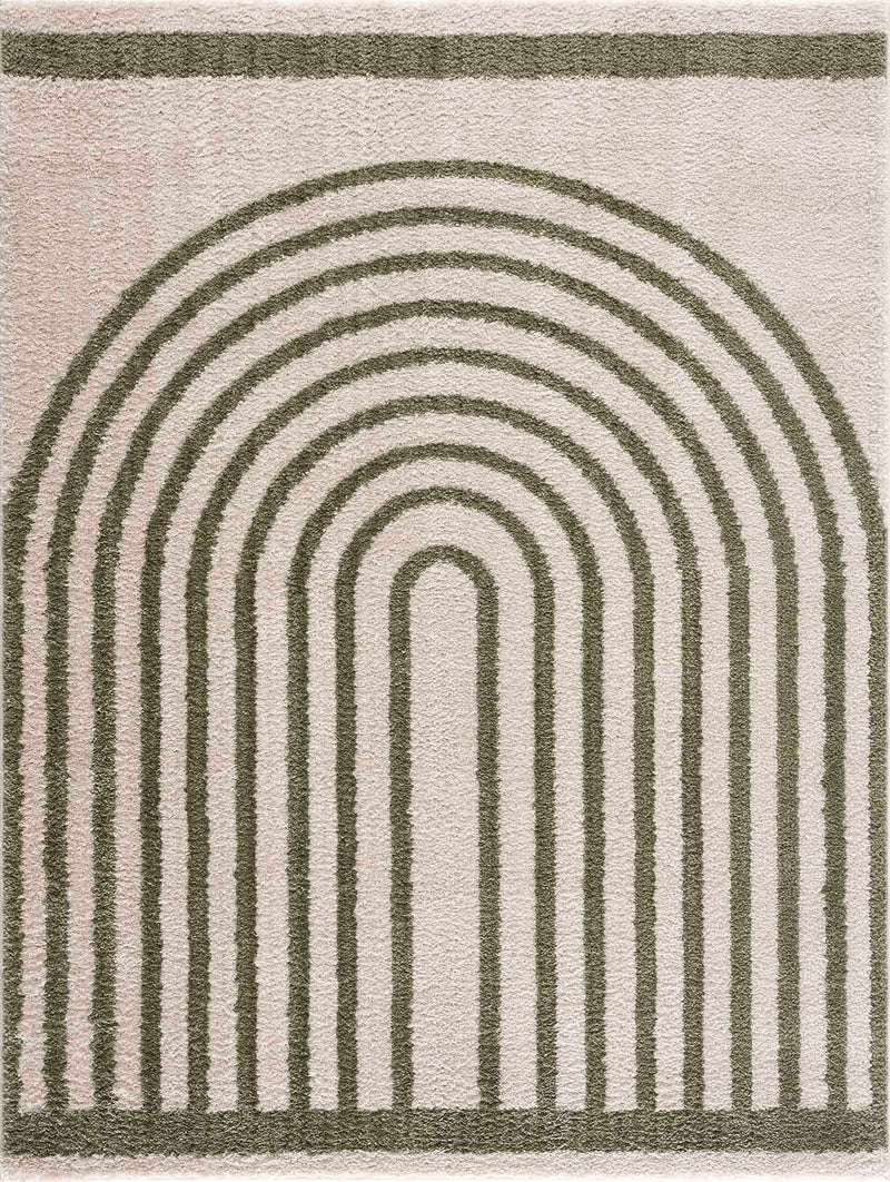 Yasuo Green Washable Area Rug by Boutique Rugs