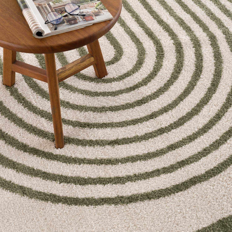 Yasuo Green Washable Area Rug by Boutique Rugs