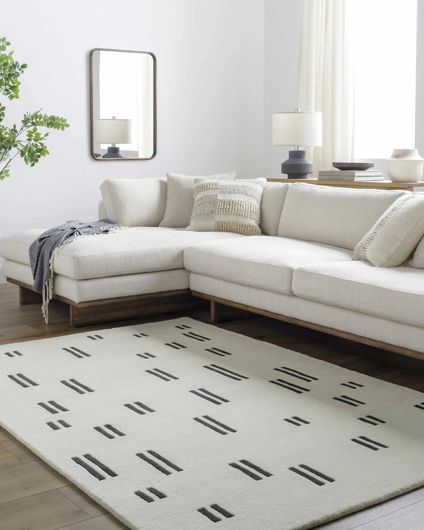 Yitta Ivory Area Rug - Clearance by Boutique Rugs