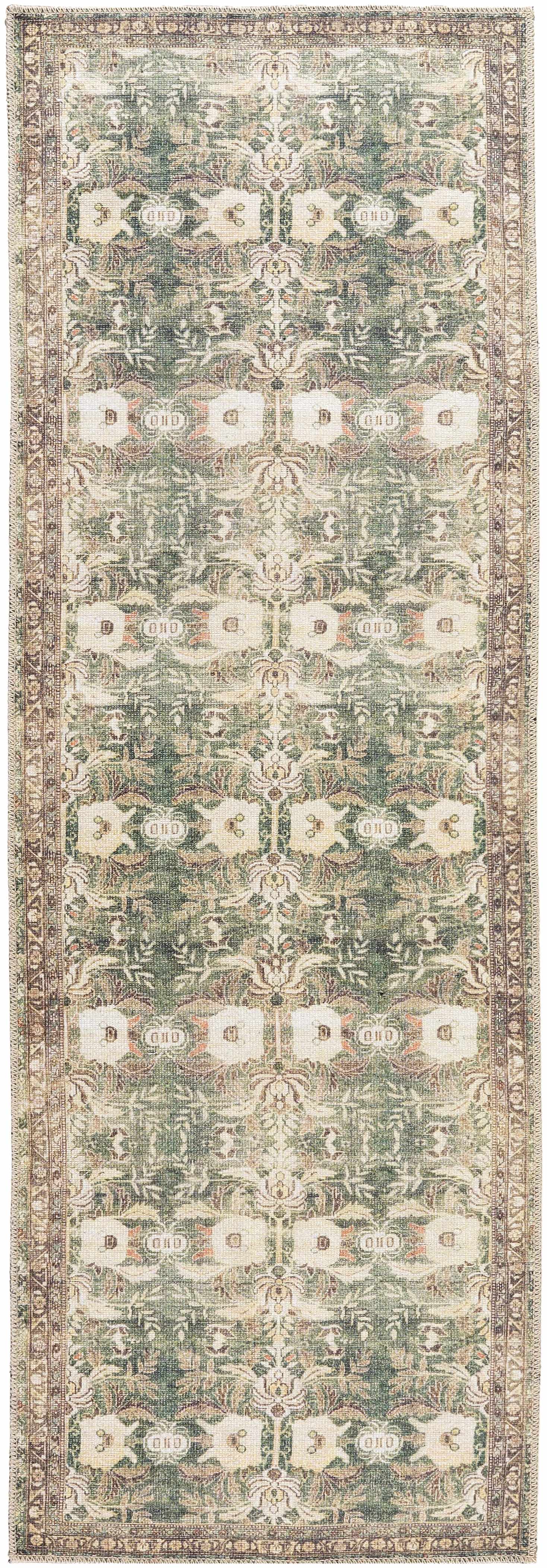 Acoose Vintage Flat Pile Washable Rug by Boutique Rugs