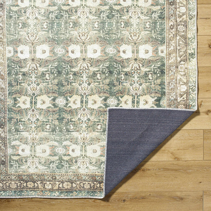 Acoose Vintage Flat Pile Washable Rug by Boutique Rugs