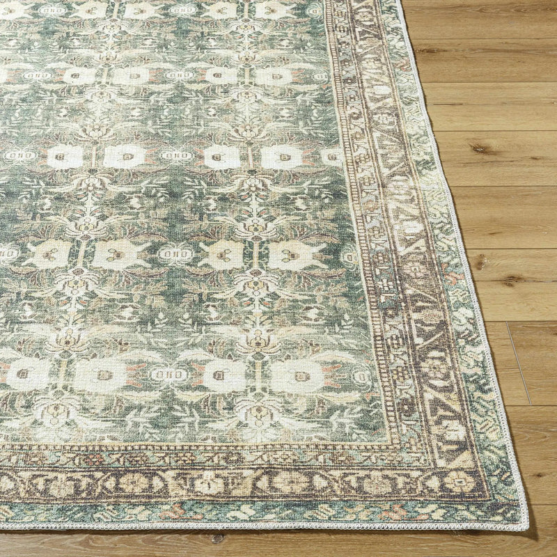 Acoose Vintage Flat Pile Washable Rug by Boutique Rugs