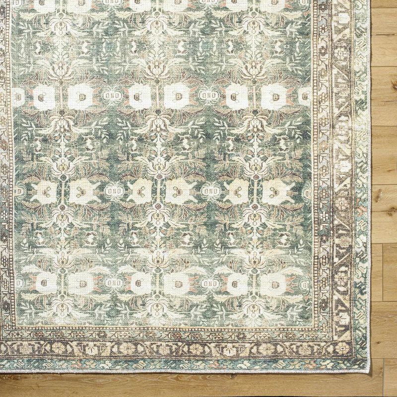 Acoose Vintage Flat Pile Washable Rug by Boutique Rugs