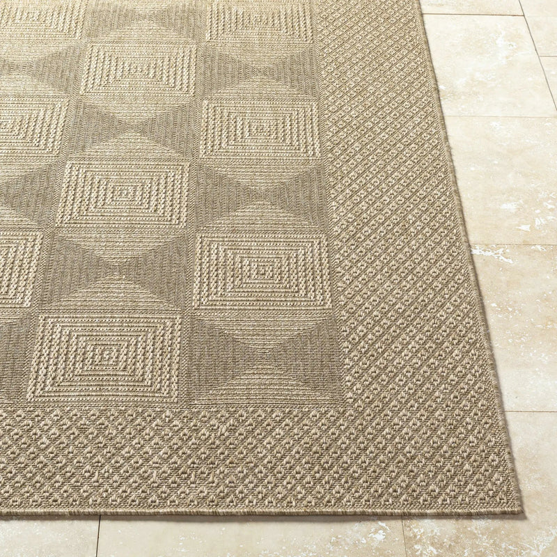 Anabia Brown Outdoor Area Rug by Boutique Rugs