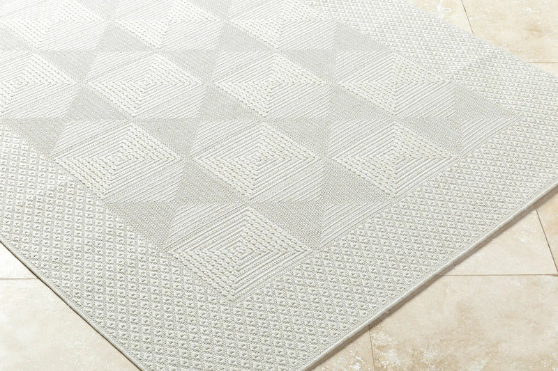 Anabia White Outdoor Area Rug by Boutique Rugs