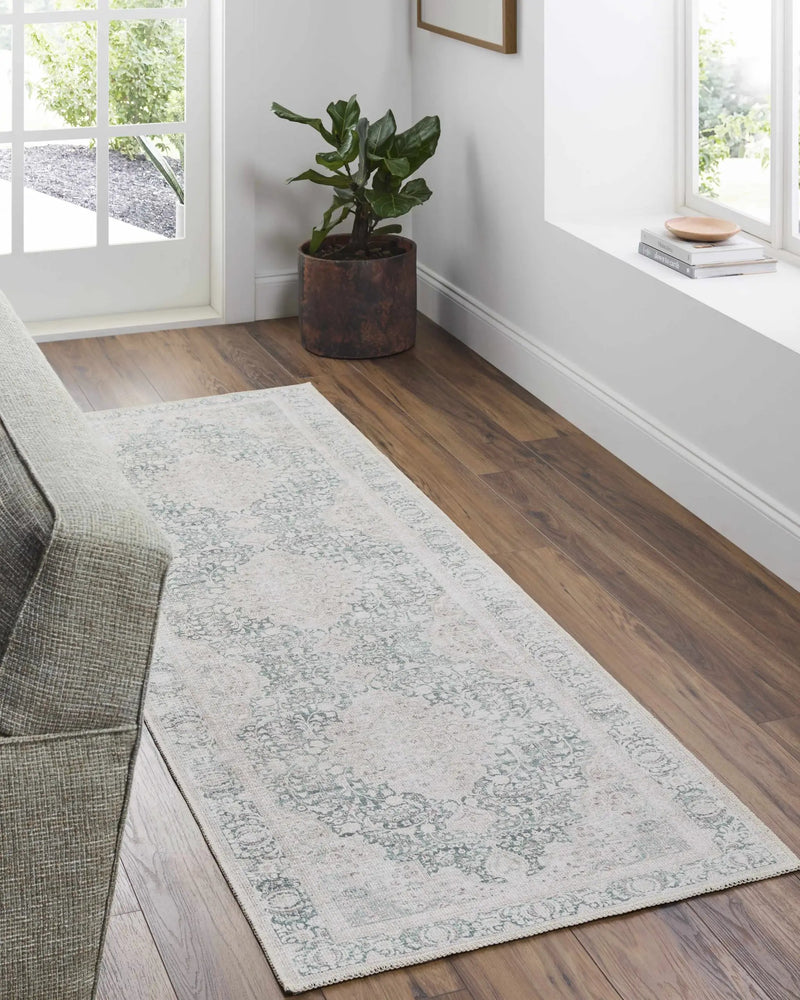 Yanis Vintage Flat Pile Washable Rug by Boutique Rugs