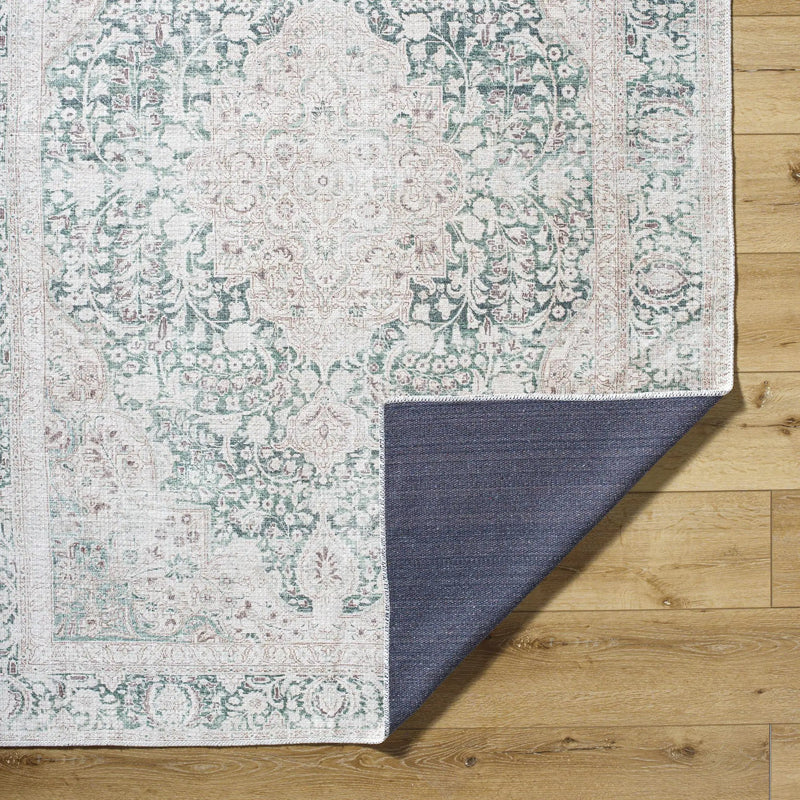 Yanis Vintage Flat Pile Washable Rug by Boutique Rugs