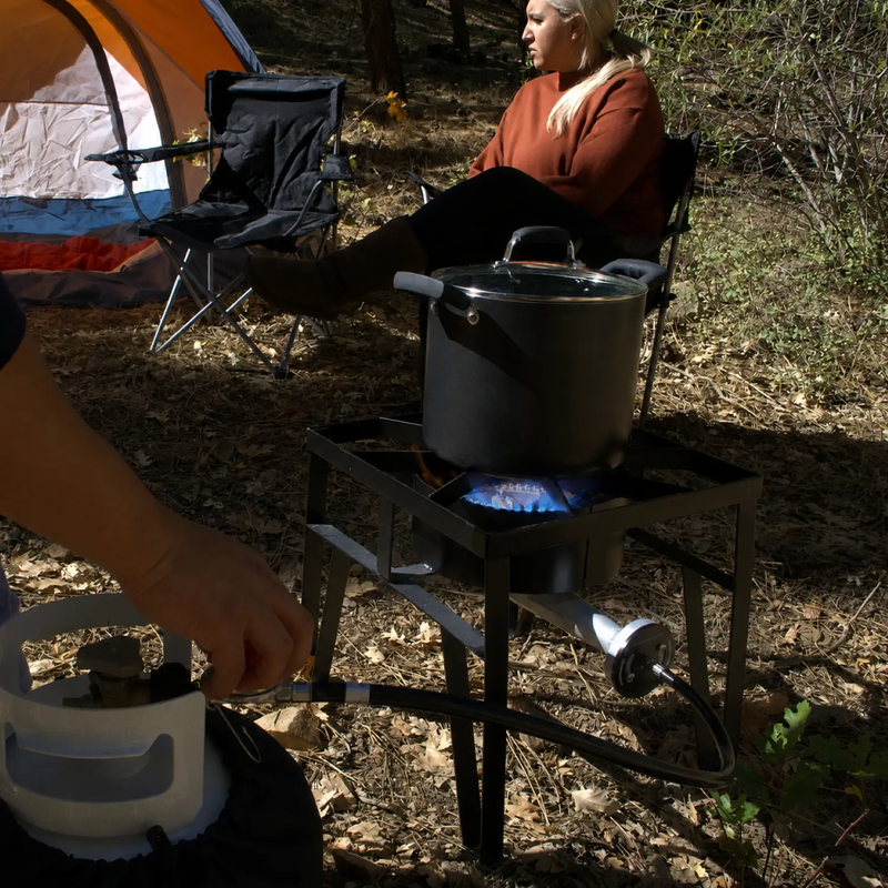 Flame King Heavy Duty 200,000 BTU Propane Gas Single Burner Cooker by Flame King Products