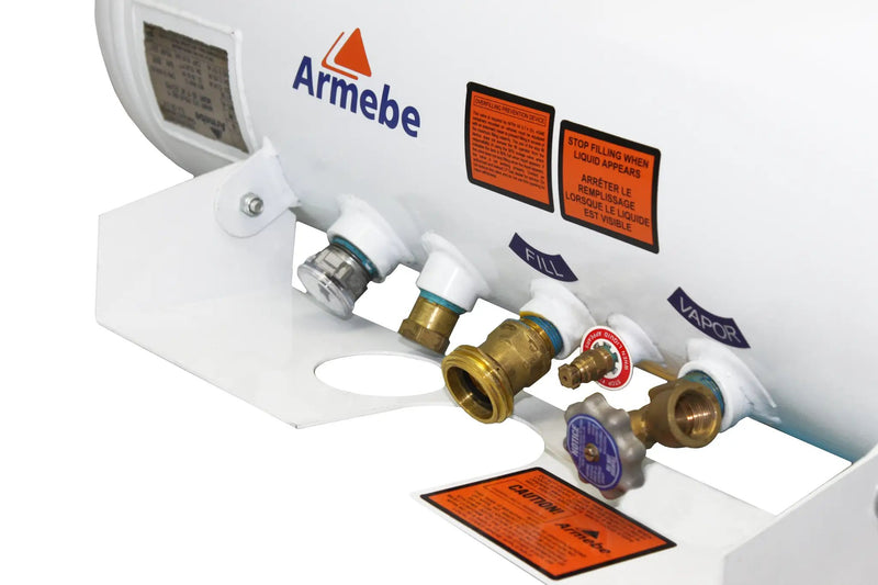 Flame King 16 Gal ASME RV Trailer Propane Cylinder Tank by Flame King Products