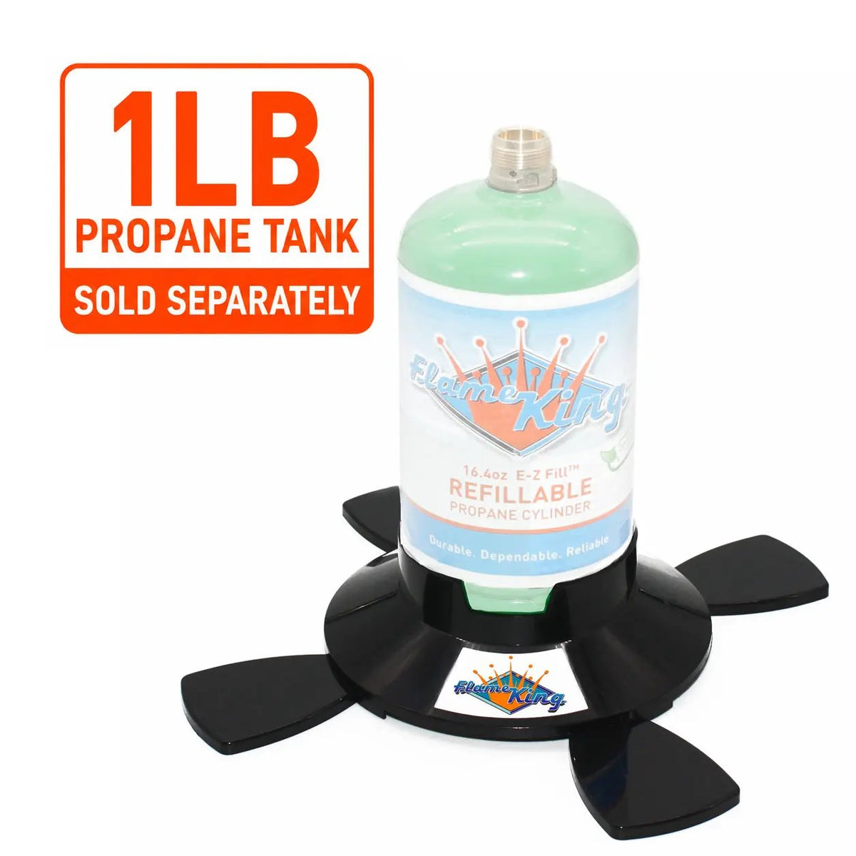 Flame King Base for 1lb Propane Cylinder by Flame King Products