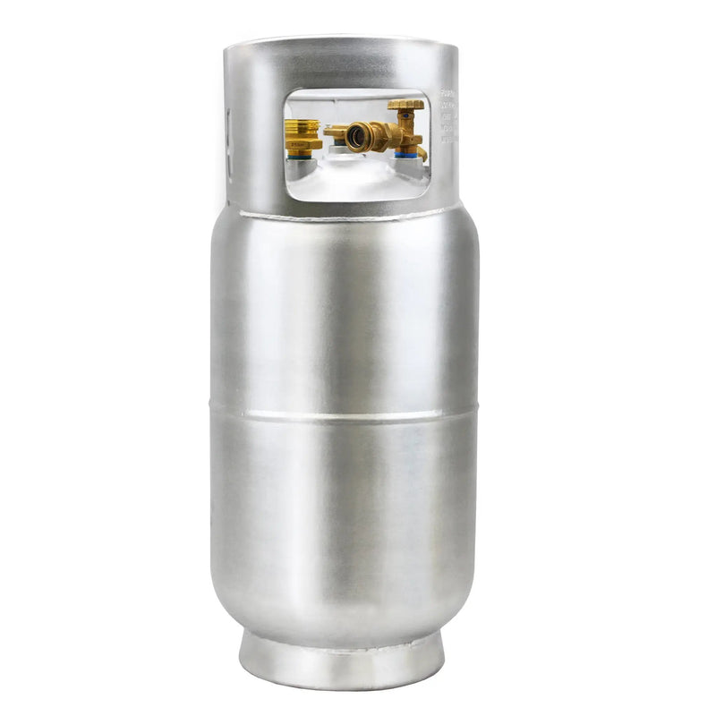 Flame King 33.5lb Aluminum Forklift Propane Tank Cylinder with Gauge by Flame King Products