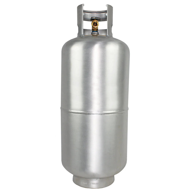 Flame King Lightweight Aluminum 40lb Propane Tank Cylinder Premium OPD Valve by Flame King Products