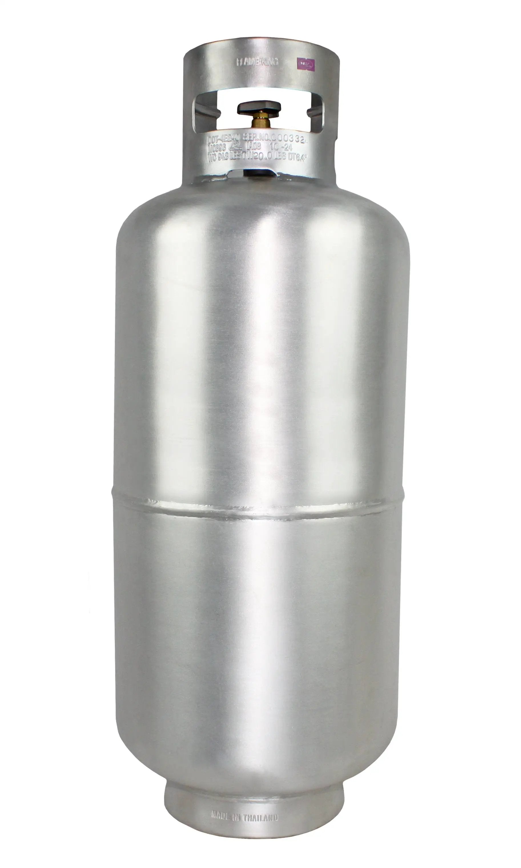 Flame King Lightweight Aluminum 40lb Propane Tank Cylinder Premium OPD Valve by Flame King Products