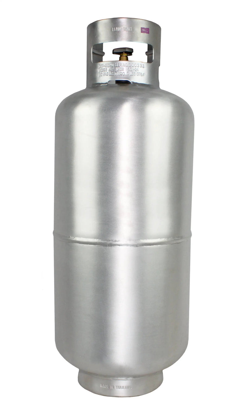 Flame King Lightweight Aluminum 40lb Propane Tank Cylinder Premium OPD Valve by Flame King Products