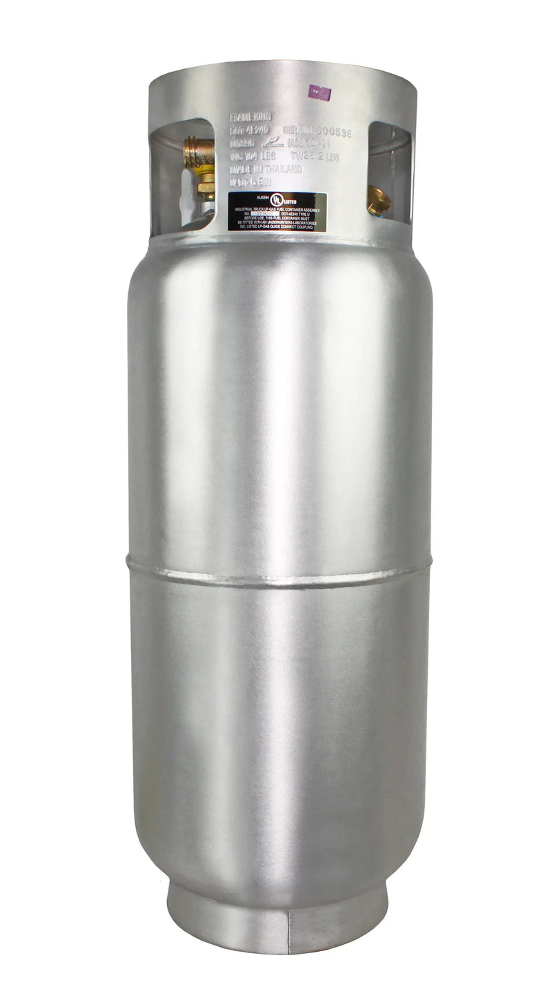 Flame King 43.5lb Aluminum Forklift Propane Tank Cylinder with Gauge by Flame King Products