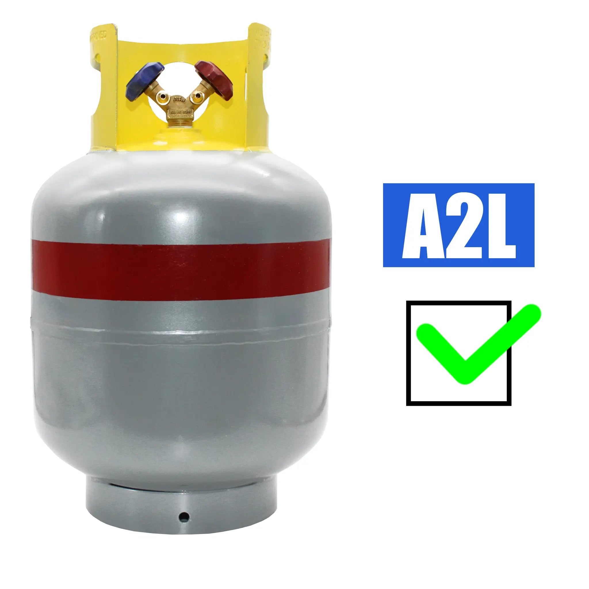 Flame King 50lb Refrigerant Recovery Cylinder Tank for A2L Refrigerants by Flame King Products