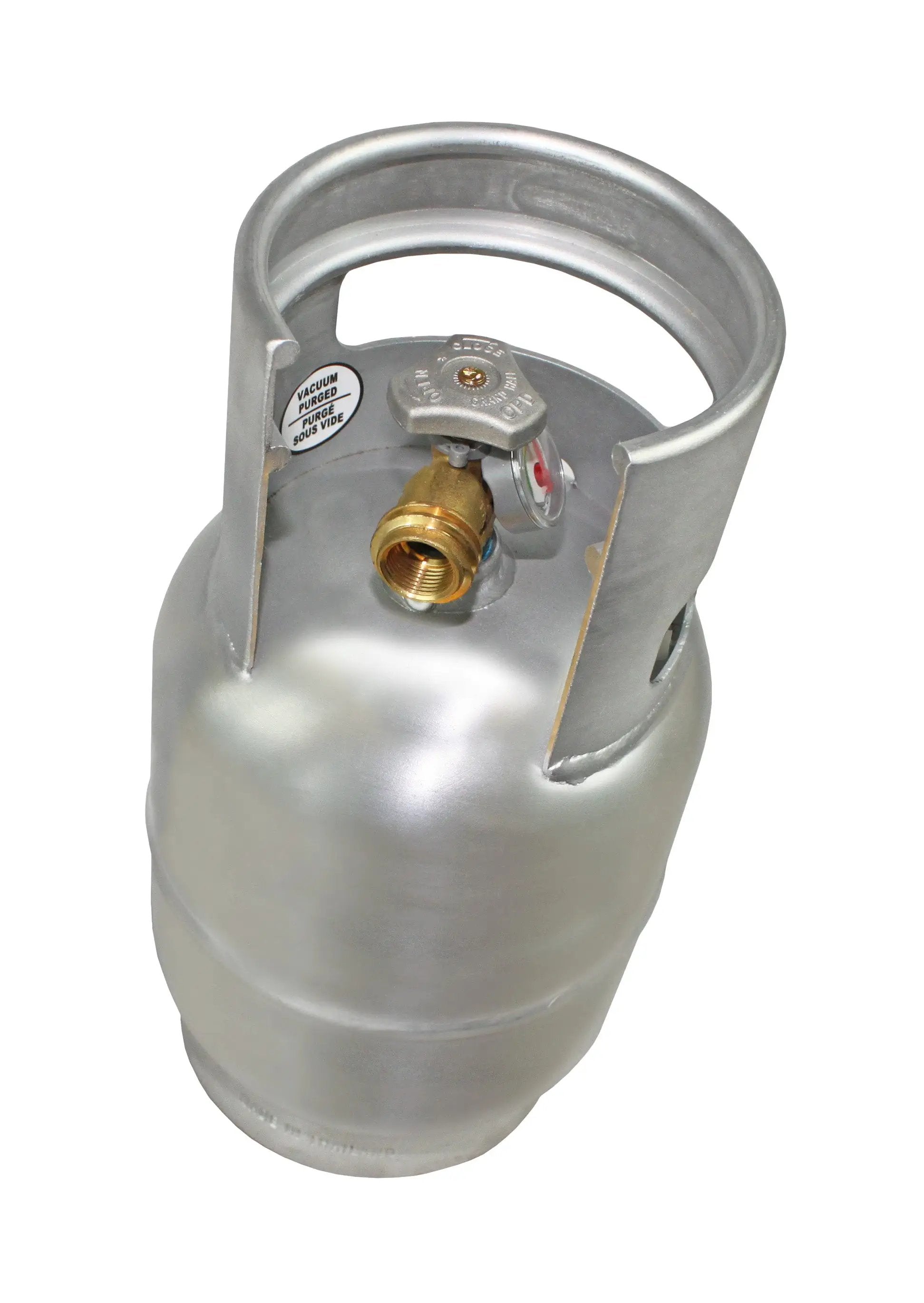 Flame King Lightweight 5lb Aluminum Propane Tank LP Cylinder with OPD & Gauge by Flame King Products