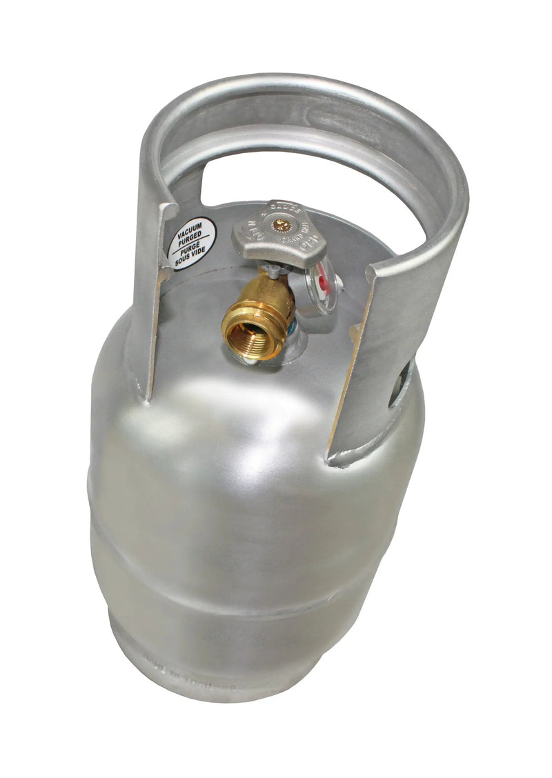 Flame King Lightweight 5lb Aluminum Propane Tank LP Cylinder with OPD & Gauge by Flame King Products