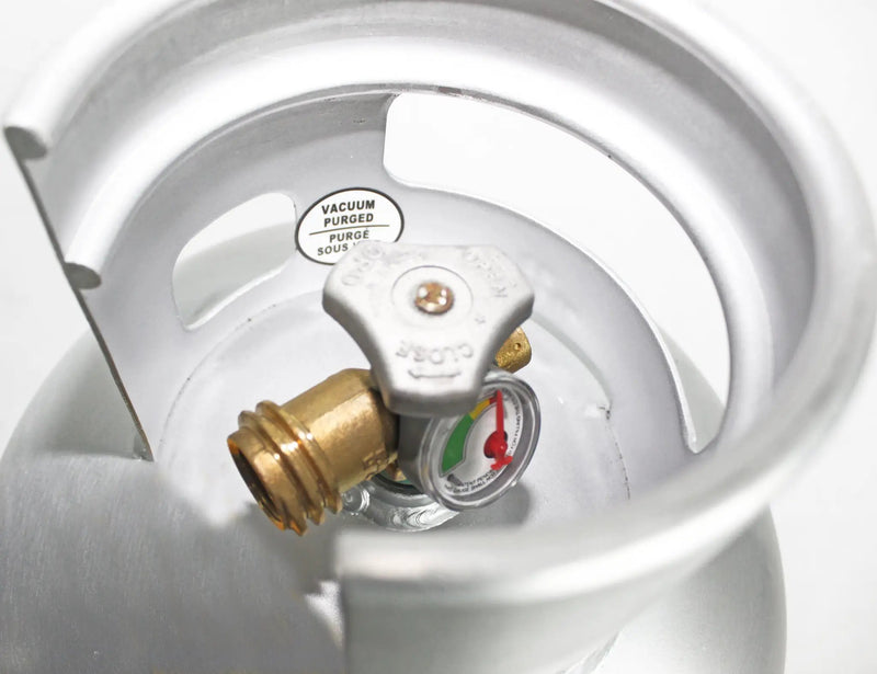 Flame King Lightweight 5lb Aluminum Propane Tank LP Cylinder with OPD & Gauge by Flame King Products