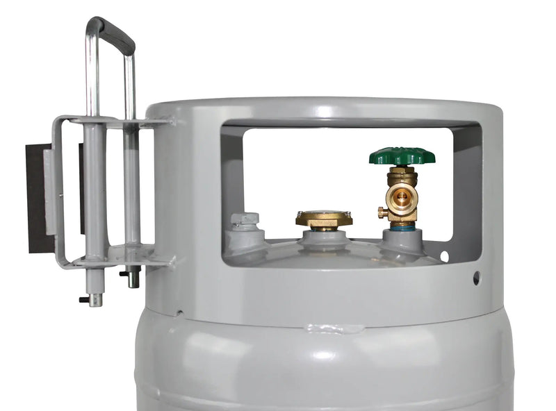 Flame King 60lb Horizontal & Vertical Propane Cylinder Gauge POL & Wheels by Flame King Products