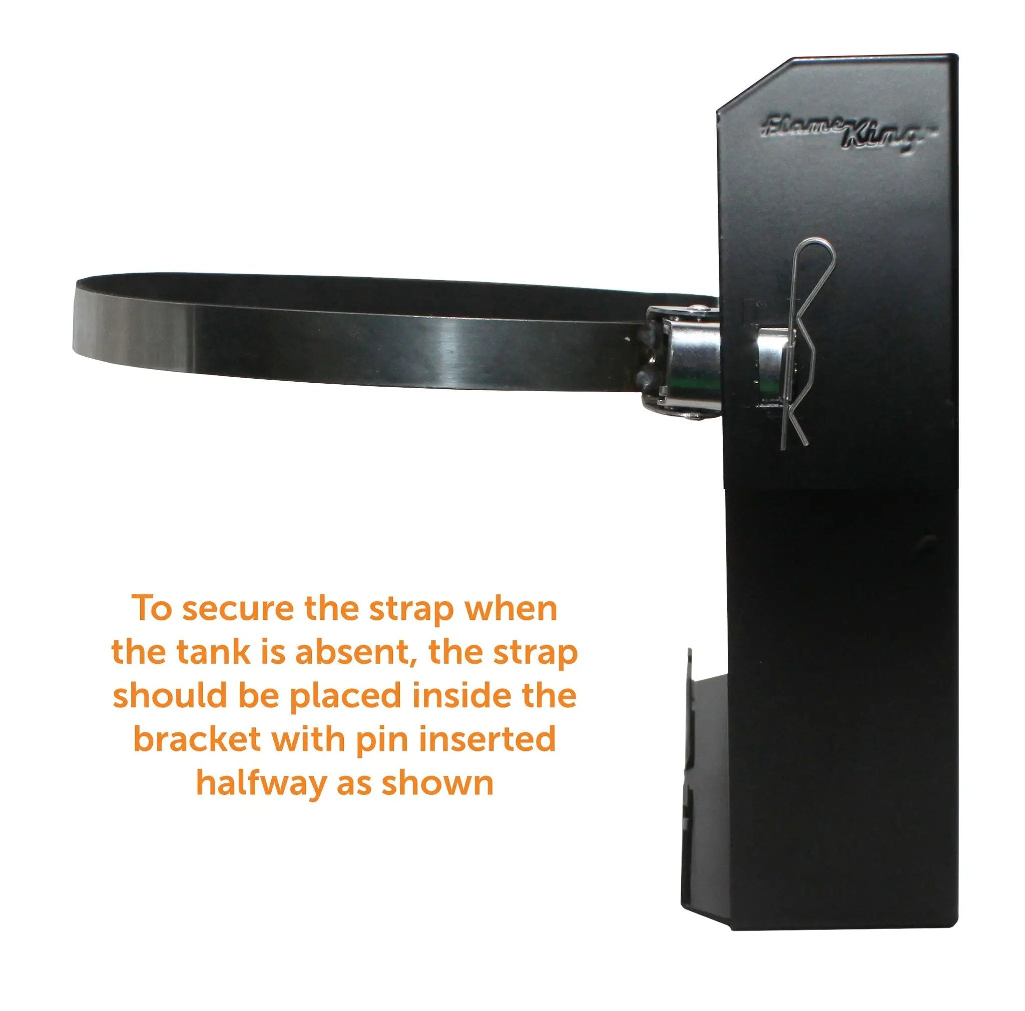 Flame King T-Racks 5lb Propane Tank Mounting Brackets Strap Campervan Overland Vehicles by Flame King Products