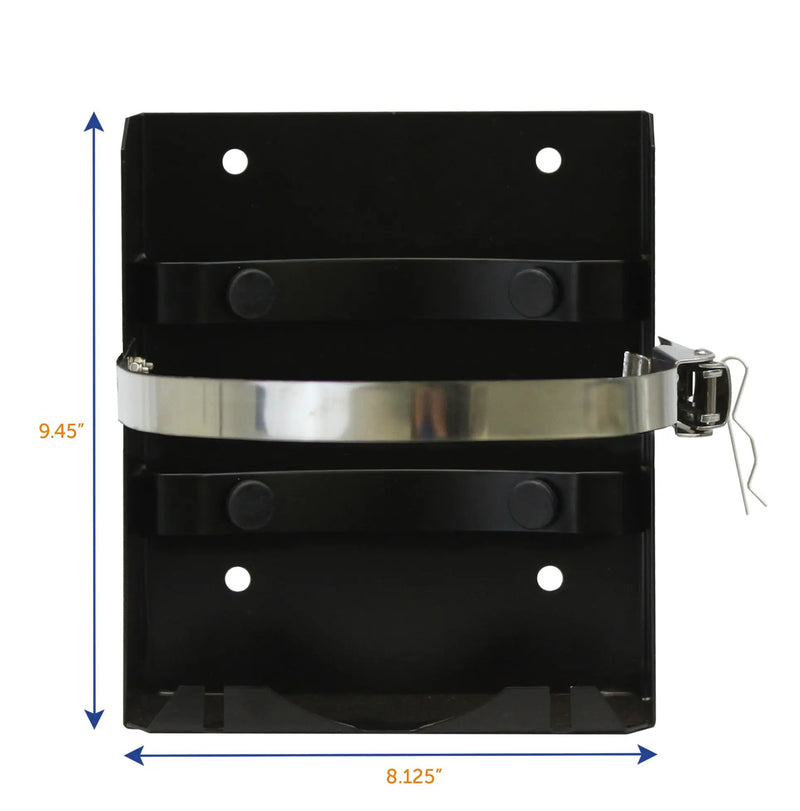 Flame King T-Racks 5lb Propane Tank Mounting Brackets Strap Campervan Overland Vehicles by Flame King Products