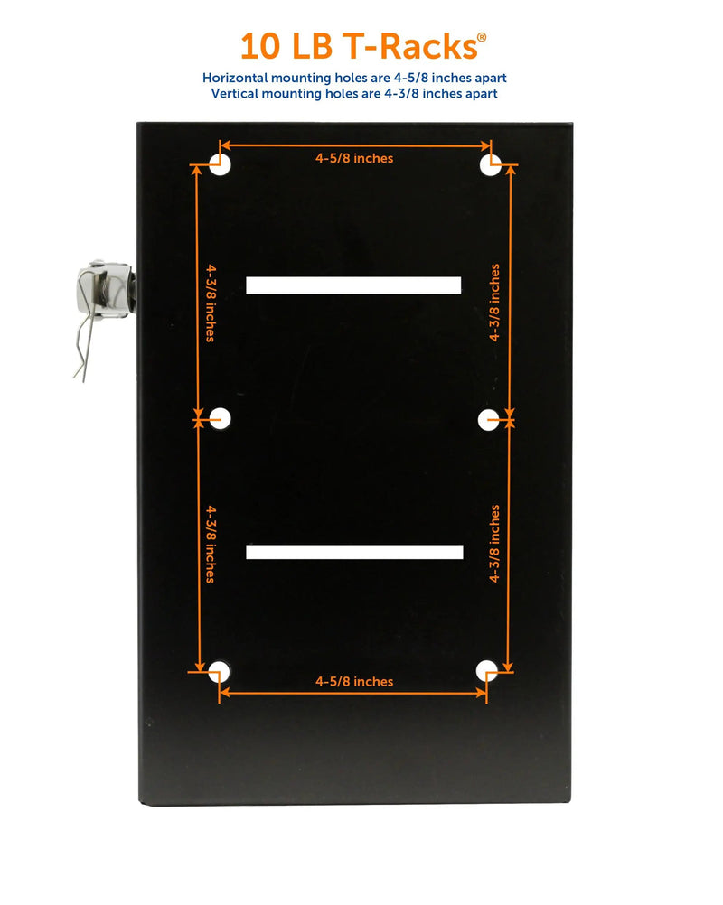 Flame King T-Racks 10lb Propane Tank Mounting Brackets Strap Campervan Overland Vehicles by Flame King Products