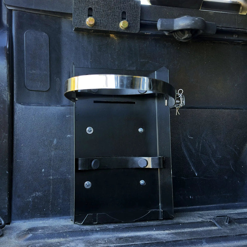 Flame King T-Racks 10lb Propane Tank Mounting Brackets Strap Campervan Overland Vehicles by Flame King Products
