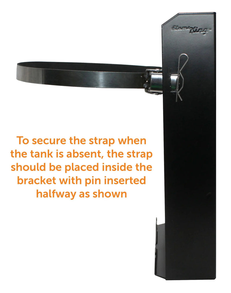 Flame King T-Racks 10lb Propane Tank Mounting Brackets Strap Campervan Overland Vehicles by Flame King Products