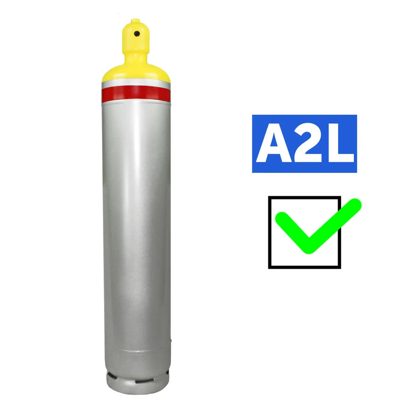 Flame King 123lb Refrigerant Cylinder Tank with Multi Valve for A2L Refrigerants by Flame King Products