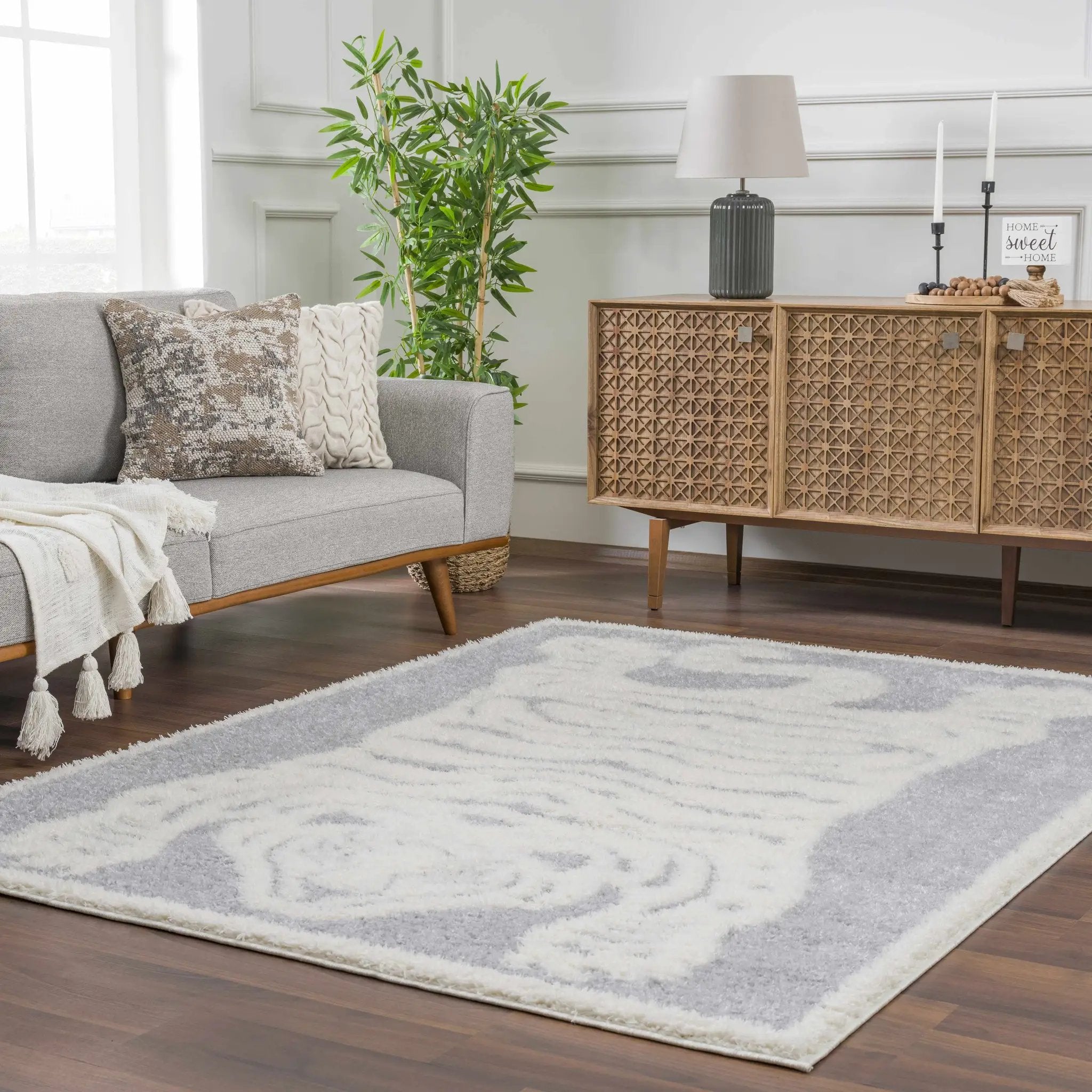 Zane Gray Tibetan Tiger Area Rug - Clearance by Boutique Rugs